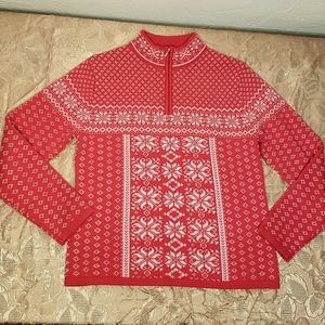 Coldwater Creek Pink Winter Knit Sweater, Size M